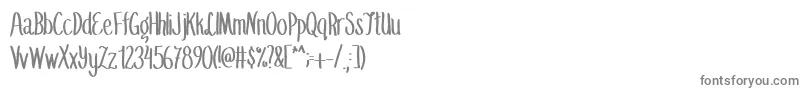 SummerflingMedium Font – Gray Fonts