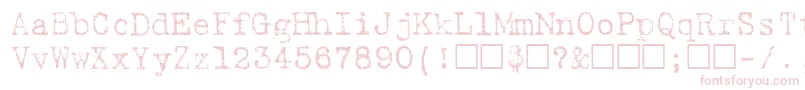 BatikRegular Font – Pink Fonts on White Background