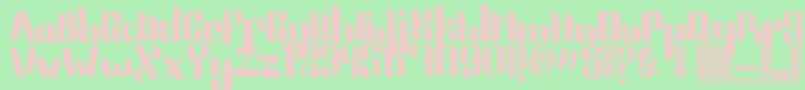 Rockyboard Font – Pink Fonts on Green Background