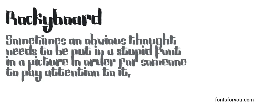 Rockyboard Font