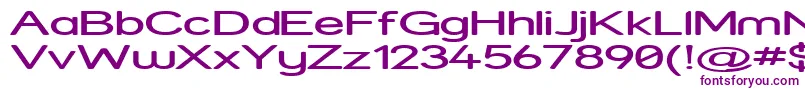 StreetExpanded Font – Purple Fonts on White Background