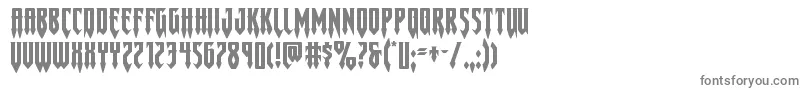 Gotharcticaxtraexpand Font – Gray Fonts on White Background