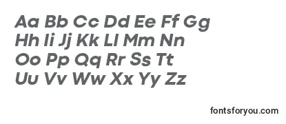 CodecColdExtraboldItalicTrial Font