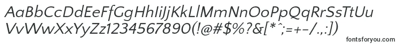 QuattrocentosansItalic Font – Fonts for Xiaomi