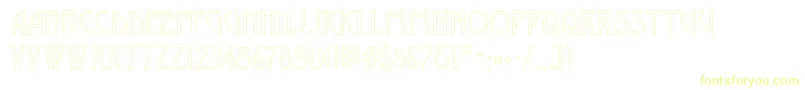 Шрифт Desdemonac – жёлтые шрифты