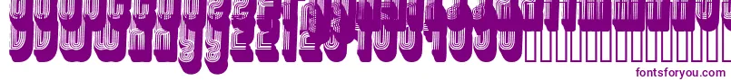 Disco3Fenotype Font – Purple Fonts on White Background