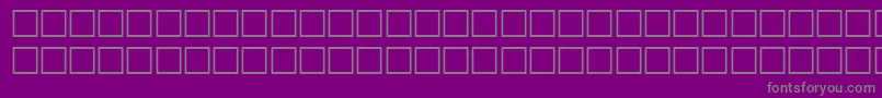 Czcionka ThinRegular – szare czcionki na fioletowym tle