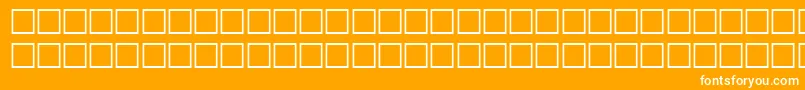 fuente ThinRegular – Fuentes Blancas Sobre Fondo Naranja
