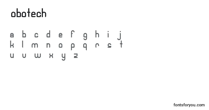 Шрифт Robotech – алфавит, цифры, специальные символы
