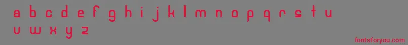 Robotech Font – Red Fonts on Gray Background