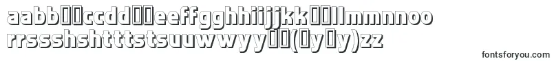 Faktosshadow-Schriftart – haussa Schriften