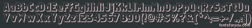 More about Faktosshadow Font Faktosshadow Font – Pink Fonts on Black Background