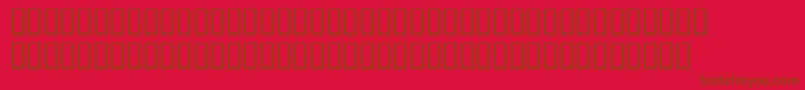 Finalfiguredbassdemo Font – Brown Fonts on Red Background