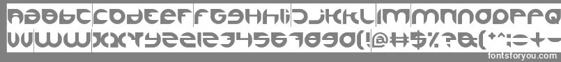 AlexandraInverse Font – White Fonts on Gray Background