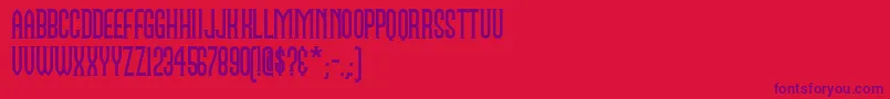 fuente Namen – Fuentes Moradas Sobre Fondo Rojo
