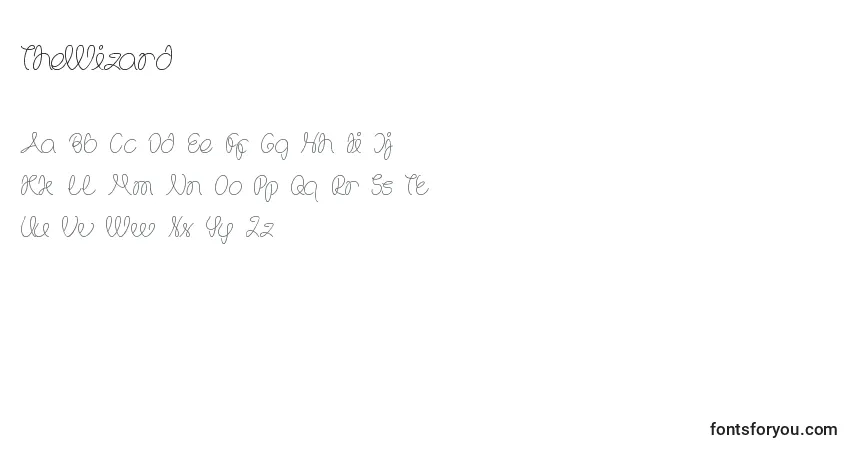 Schriftart TheWizard – Alphabet, Zahlen, spezielle Symbole