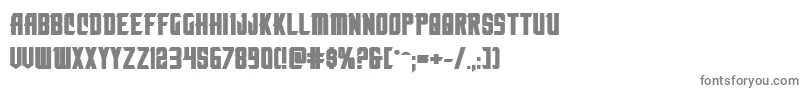 Nemenforcerboldexp Font – Gray Fonts on White Background