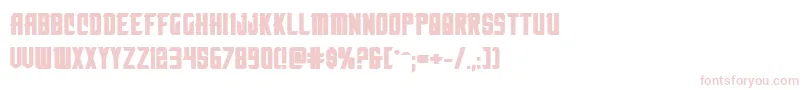 Nemenforcerboldexp Font – Pink Fonts on White Background