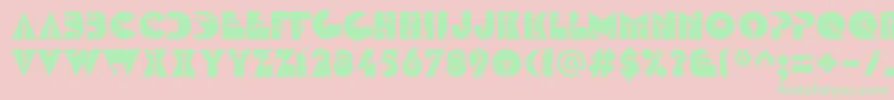 More about LinotypezootypeLand Font LinotypezootypeLand Font – Green Fonts on Pink Background