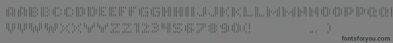 InmonoRegular Font – Black Fonts on Gray Background