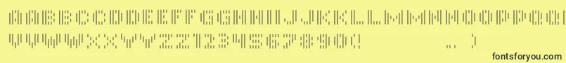 InmonoRegular Font – Black Fonts on Yellow Background