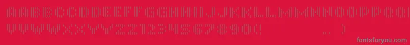 InmonoRegular Font – Gray Fonts on Red Background