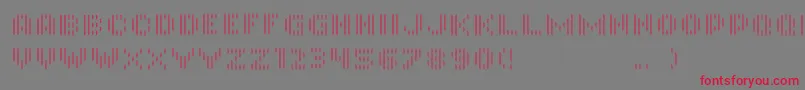 InmonoRegular Font – Red Fonts on Gray Background