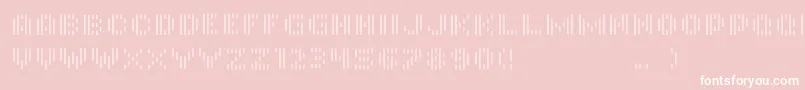 InmonoRegular Font – White Fonts on Pink Background