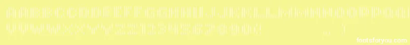 InmonoRegular Font – White Fonts on Yellow Background