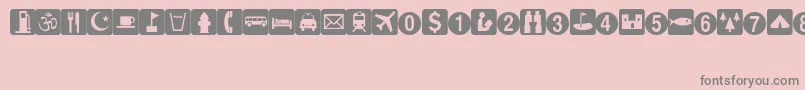 EsriArcpad Font – Gray Fonts on Pink Background