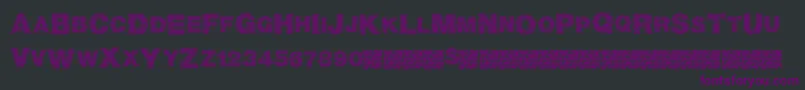 Basicscratch Font – Purple Fonts on Black Background