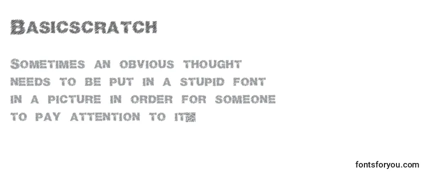 Basicscratch Font