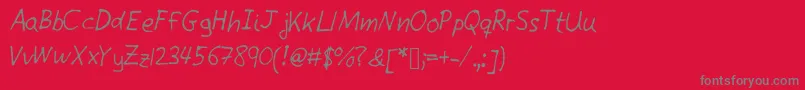 Подробнее о шрифте Giottohandwriting Шрифт Giottohandwriting – серые шрифты на красном фоне