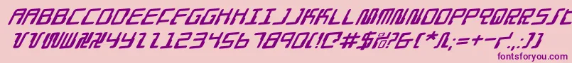 Droidloverr Font – Purple Fonts on Pink Background