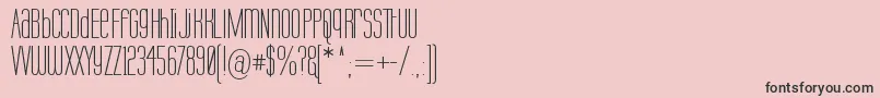 Labtopu Font – Black Fonts on Pink Background