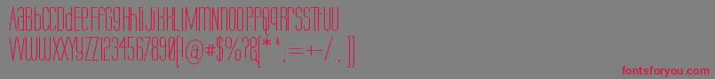 Labtopu Font – Red Fonts on Gray Background