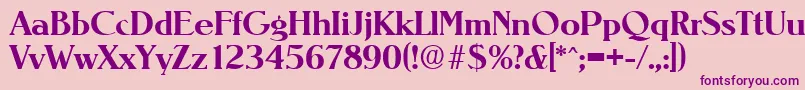 More about NevadaSerialBoldDb Font NevadaSerialBoldDb Font – Purple Fonts on Pink Background
