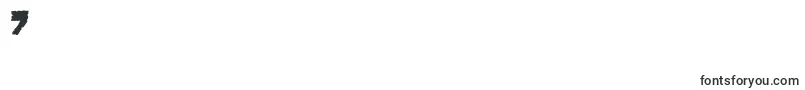 フォントDssonof – フォント数字7
