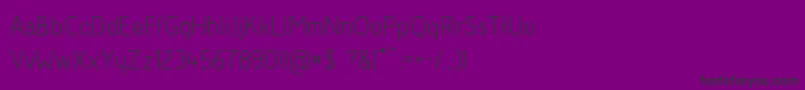 Шрифт Acid – чёрные шрифты на фиолетовом фоне
