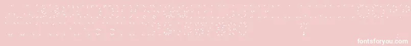 0pointeAfaire Font – White Fonts on Pink Background