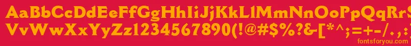Más sobre la fuente CantoriaMtExtrabold fuente CantoriaMtExtrabold – Fuentes Naranjas Sobre Fondo Rojo