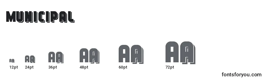 Municipal Font Sizes