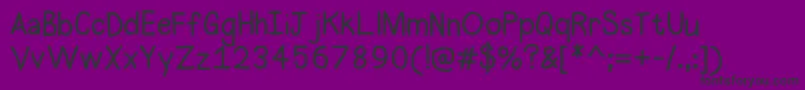 Halogen Font – Black Fonts on Purple Background