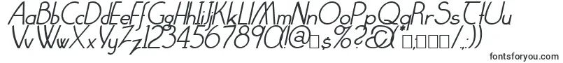 ClarittyItalic-fontti – kuuluisat fontit