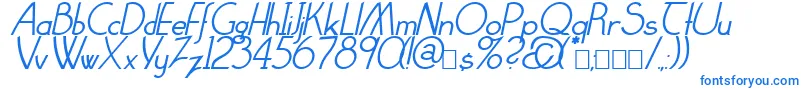 fuente ClarittyItalic – Fuentes Azules