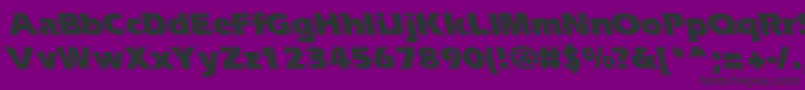 ErgoeblackbsRegular Font – Black Fonts on Purple Background