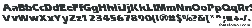 Шрифт ErgoeblackbsRegular – жирные шрифты