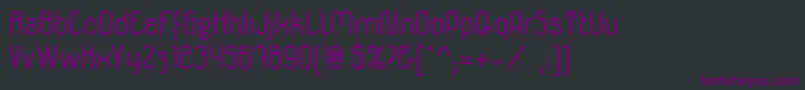 Genikas Font – Purple Fonts on Black Background