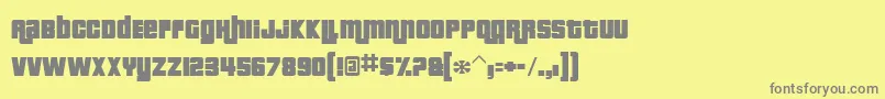 Подробнее о шрифте PricedownRus Шрифт PricedownRus – серые шрифты на жёлтом фоне
