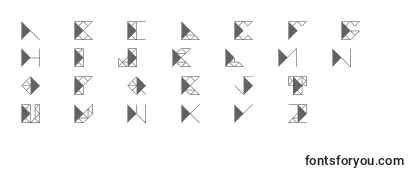 Обзор шрифта Trianglefutura
